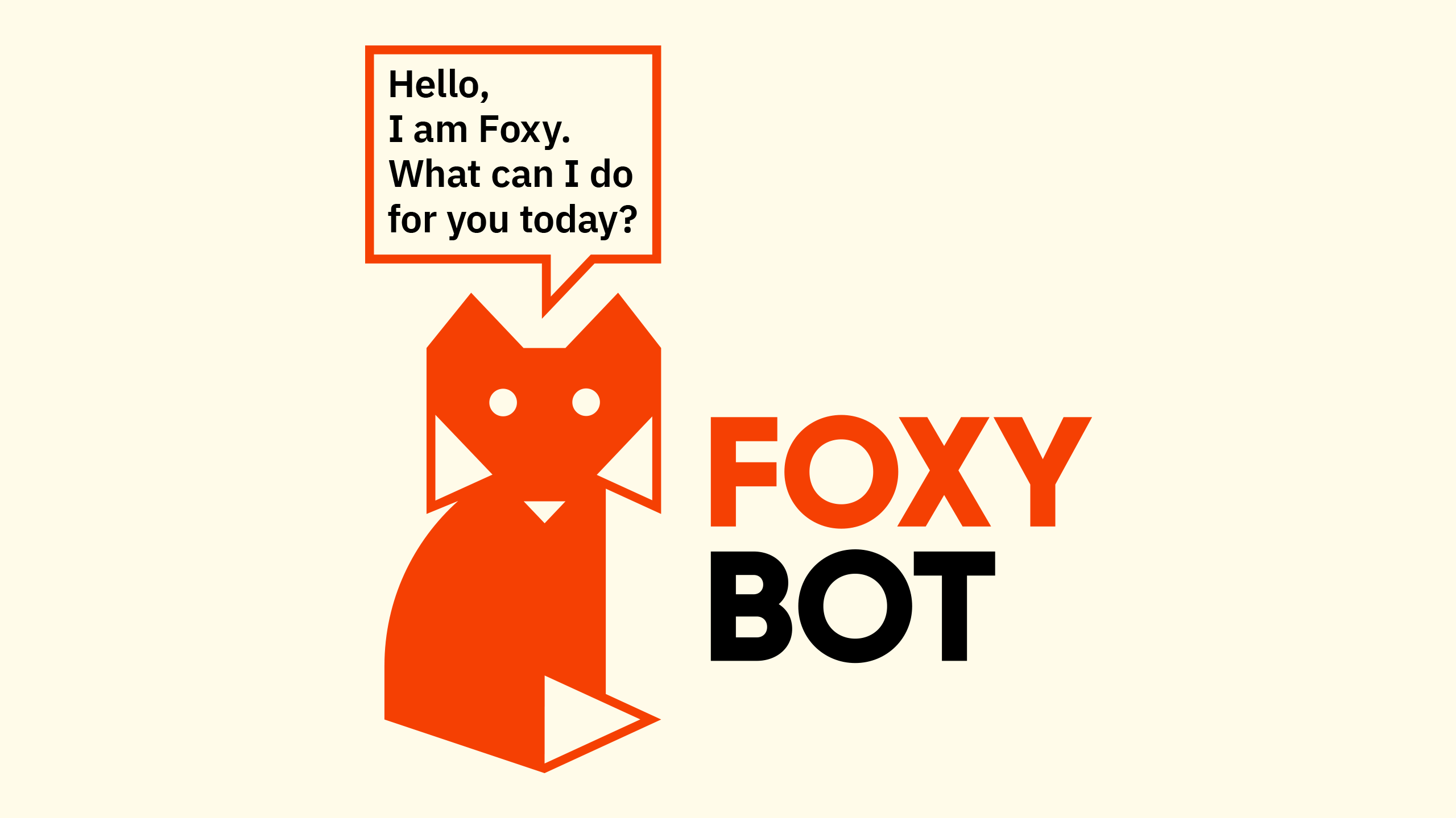 FoxyBot Greating