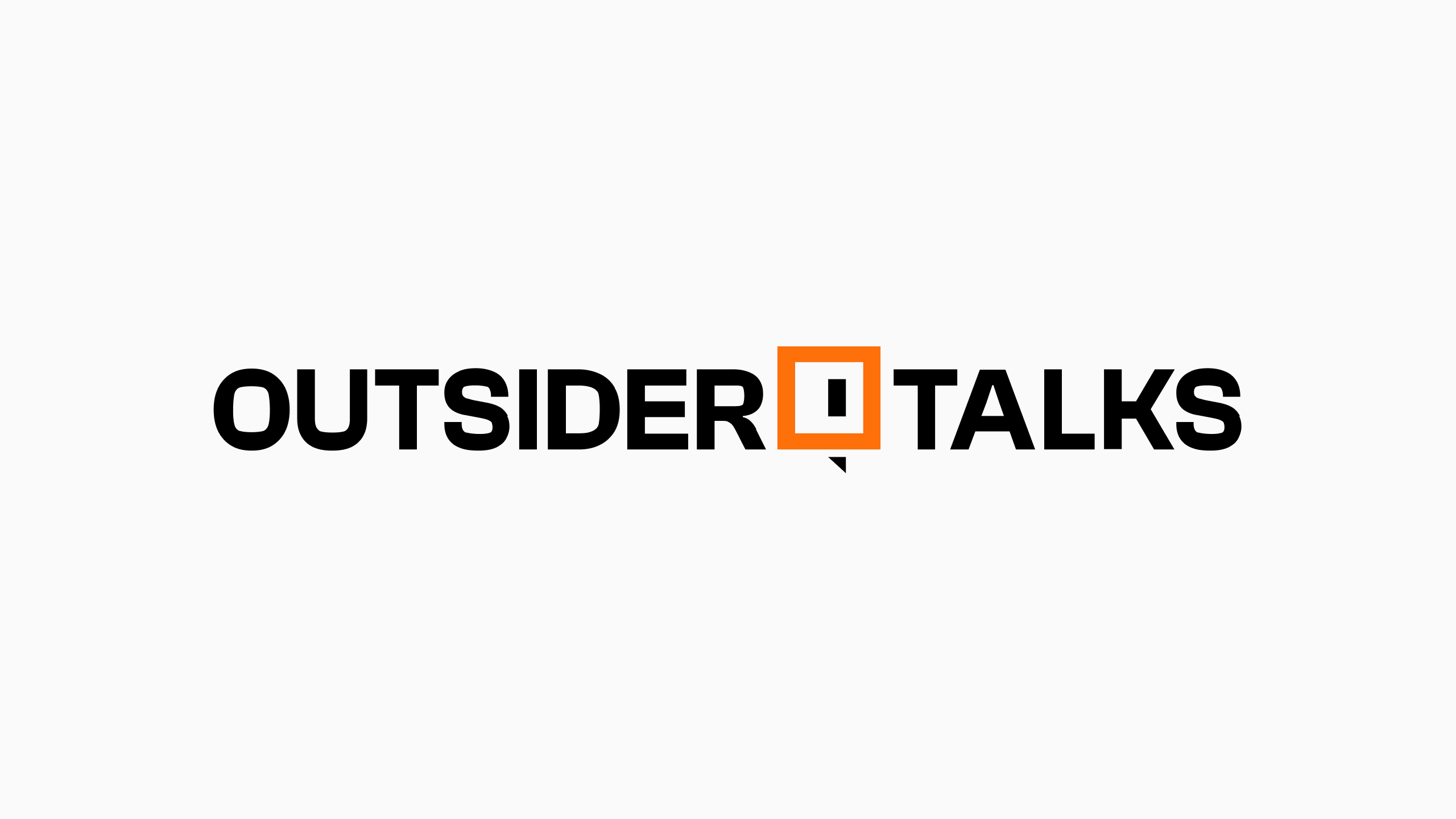 Outsider Talks Logo on light background